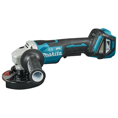 Meuleuse Ø125 mm 18V Brushless MAKITA DGA517Z Variateur et bouton homme mort avec Makpak