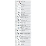 Module de douilles et accessoires 1/4'' - 3/8'' - 1/2'', 175 pièces  - KS TOOLS - 711.1011