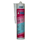 Mastic JOINT & FIX blanc  GEB pour réaliser des joints étanches 280ml