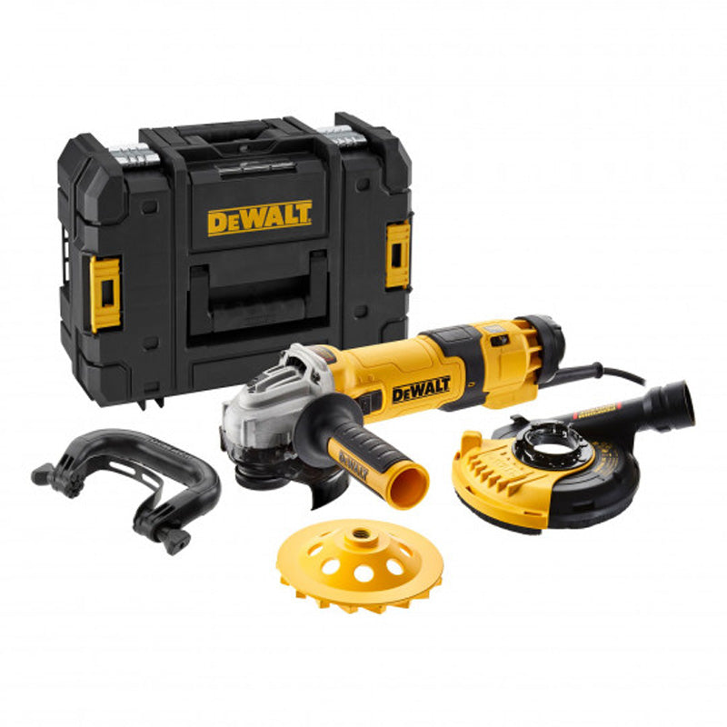 Meuleuse 125 mm 1500W - vitesse variable DEWALT DWE4257KT-QS avec kit de surfaçage