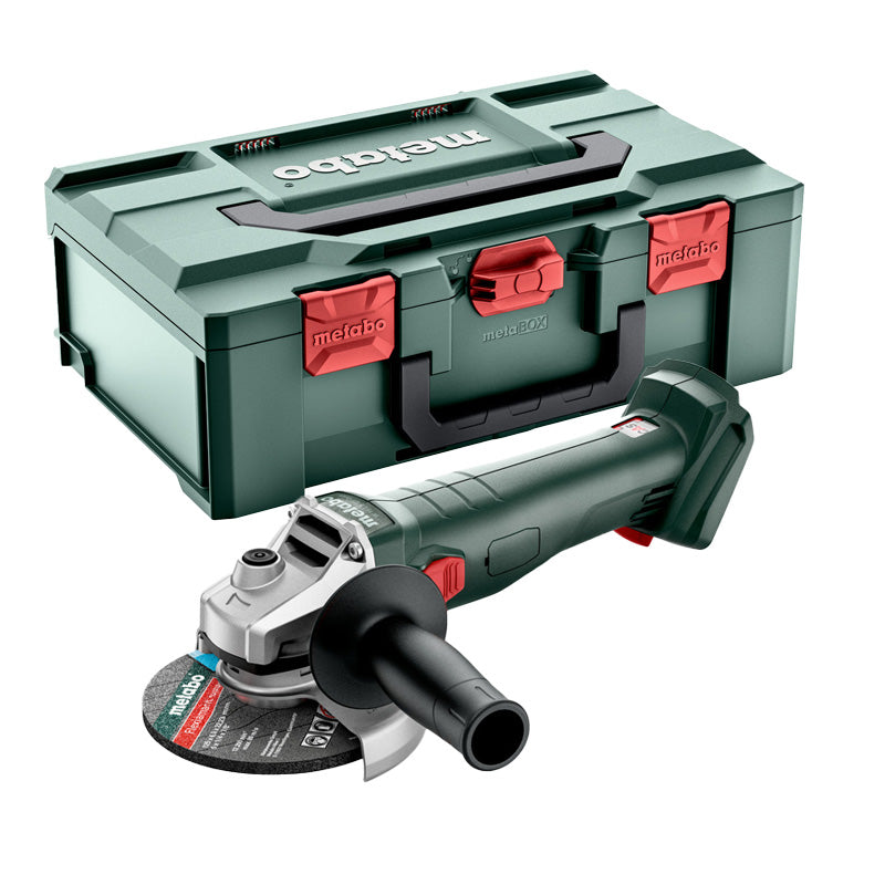Meuleuse d’angle 18V W 18 L 9-125 Quick METABO 602249840 Serrage rapide - Avec metaBOX 165L (Produit seul)