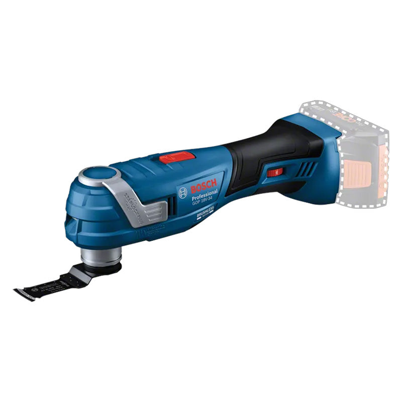Outil multifonctions sans-fil BOSCH GOP 18V-34 - 0 601 8G2 001 Professional - Machine nue en carton avec accessoires