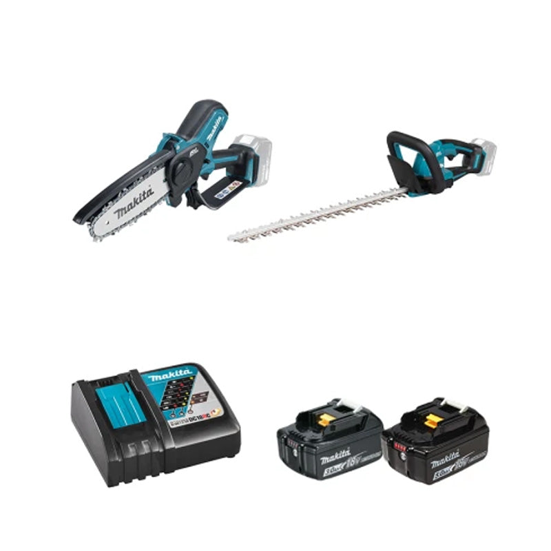 Pack 2 machines + pack énergie + batterie (DUC150Z + DUH506Z + 191A24-4 + BL1850)