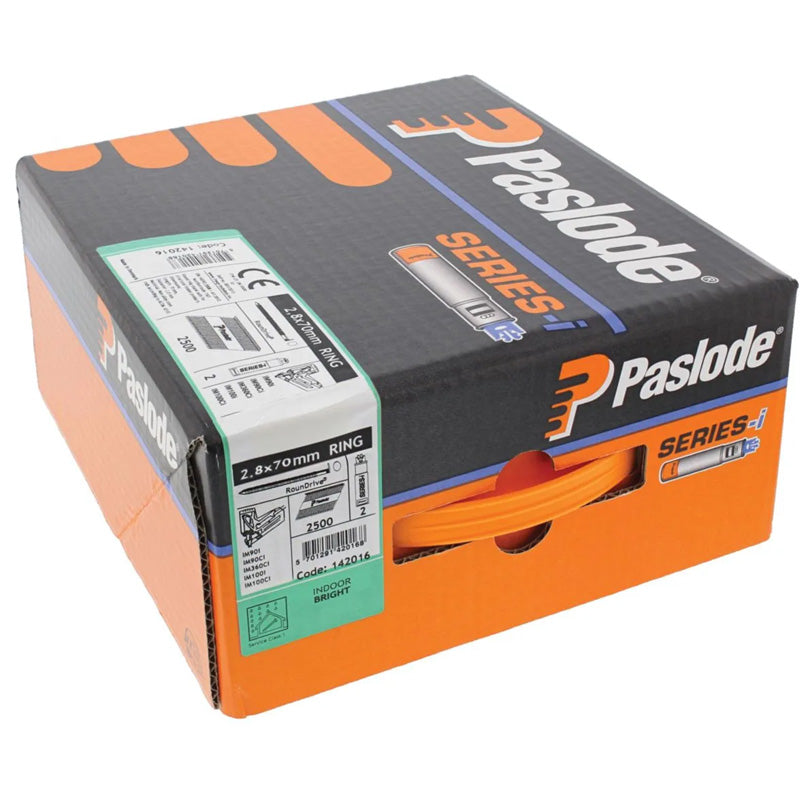 Pack de 3750 pointes crantées PASLODE 142005 IM90I 2,8x 51mm