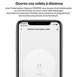 Pack de 3 interrupteurs pour volet roulant WiFi connectés encastrables