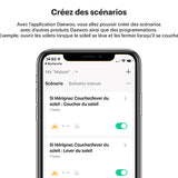 Pack de 3 interrupteurs pour volet roulant WiFi connectés encastrables