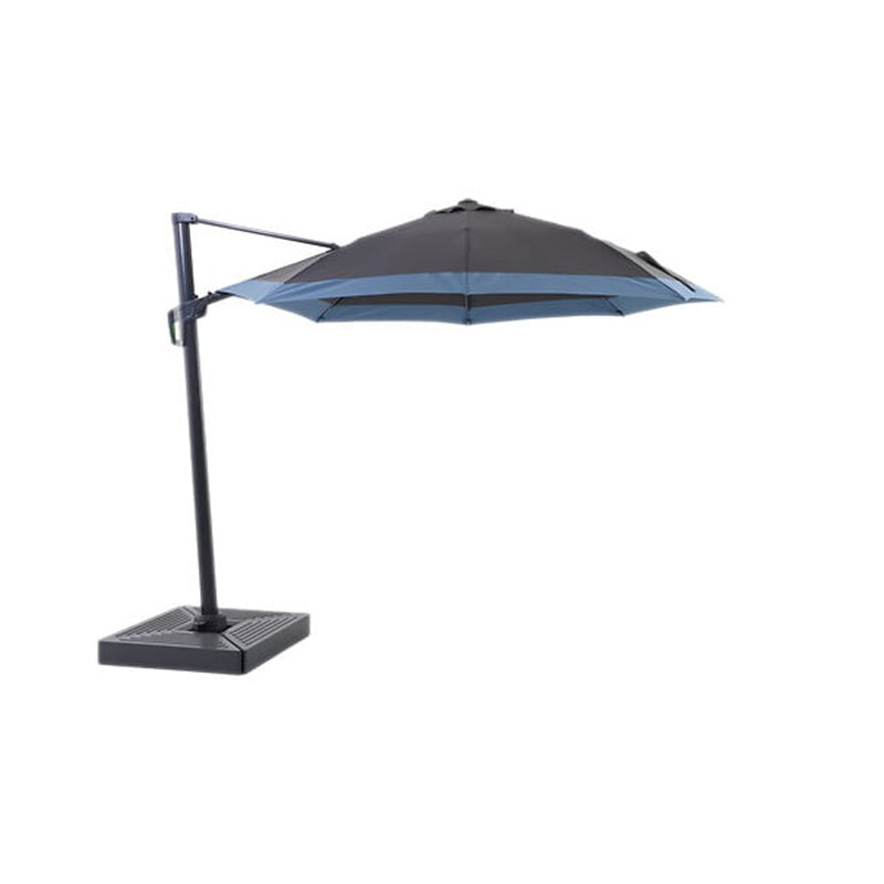 Parasol excentré - Bicolor Bleu