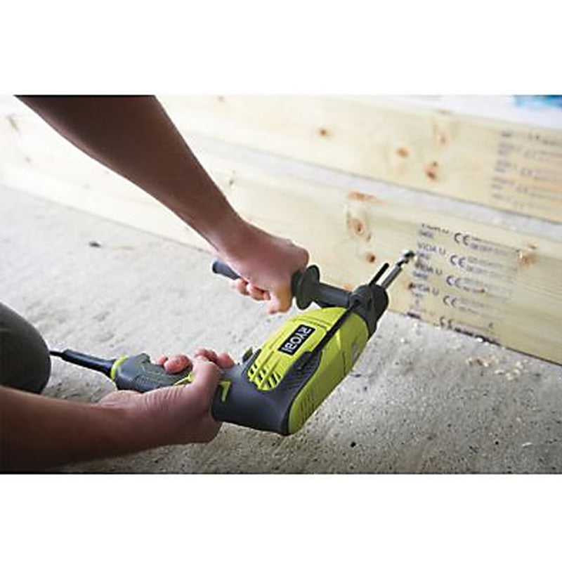 Perceuse à percussion RYOBI RYOBI 800W  3 000 cp/min mandrin 13 mm en coffret