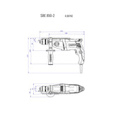 Perceuse à percussion SBE 850-2 850W 20mm METABO 600782500