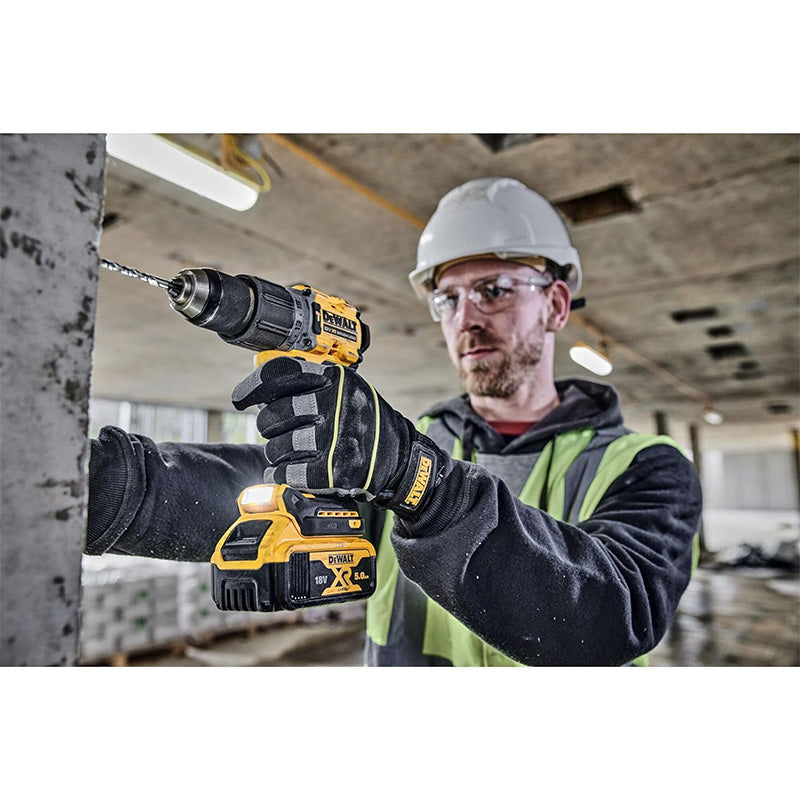 Perceuse-visseuse à percussion compacte 18V DEWALT DCD805P2T-QW avec coffret et 2 batteries 5,0 Ah