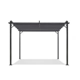 Pergola métallique Inkazen avec toit pliant 3 x 4 x 2,3 m