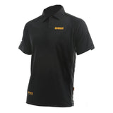 Polo noir DEWALT du M au XL - DWC125-013
