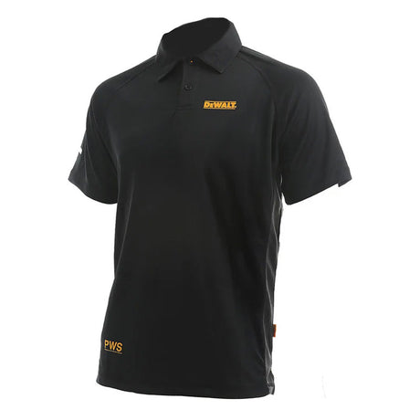 Polo noir DEWALT du M au XL - DWC125-013