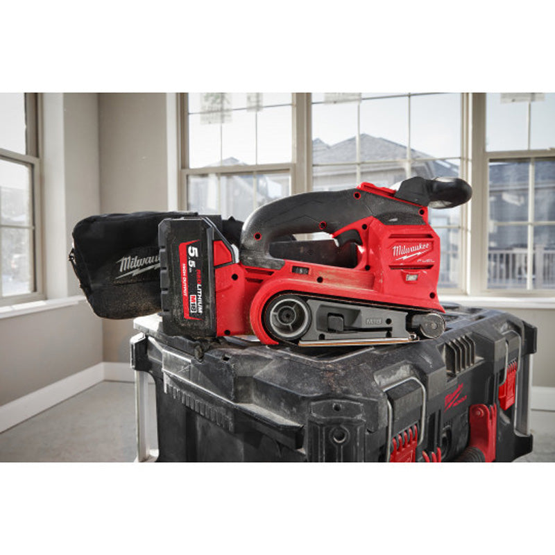 Ponceuse à bande 18V BRUSHLESS Milwaukee M18FBTS75-0
