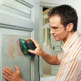 Ponceuse multi BOSCH DIY PSM 80 A avec feuilles abrasives et coffrets