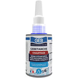 Résine anaérobie d'étanchéitée GEB pour raccords filetés métal chauffage et air comprimé 75ml