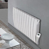 Radiateur électrique à inertie fluide galbe Varno - 1800W