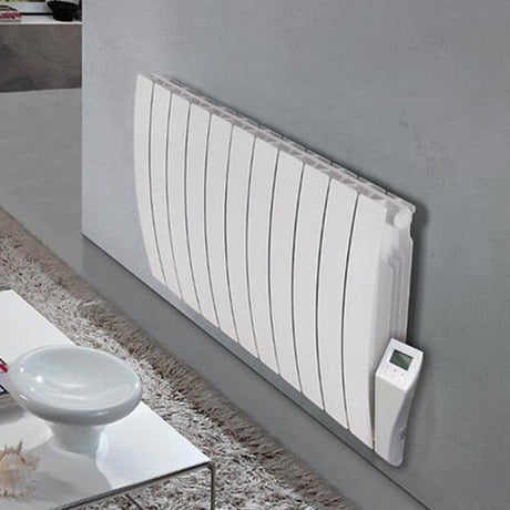 Radiateur électrique à inertie fluide galbe Varno - 1800W