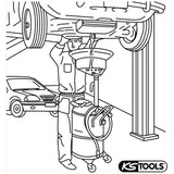 Récupérateur d'huile par gravité 65 L  - KS TOOLS - 160.0001