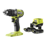 Perceuse-visseuse à percussion RYOBI RPD18BL-2C20S Brushless 18V ONE+ avec 2x2Ah et chargeur