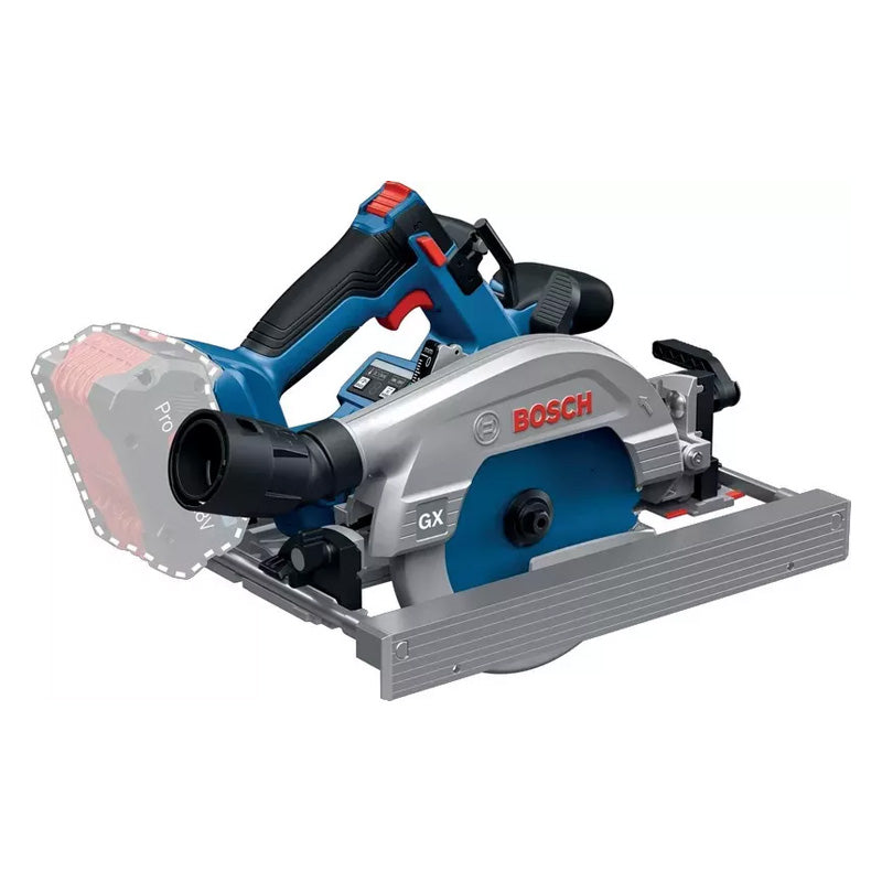 SCIE CIRCULAIRE GKS 18V-57-2 GX, 1x guide parallèle, solo L-BOXX