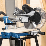 Scie à onglet radiale Ø305 2000W SCHEPPACH HM140LST - support intégré + 2 lames inclues