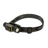 STELIOS : Lampe frontale rechargeable 15 W / 1 500 lumens avec lumière UV 365 nm et aimant. Noire STAK - VELAMP - ST216