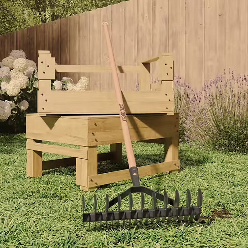 Scarificateur - Acier et bois - 32 dents