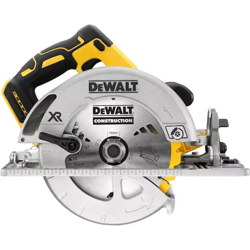 Scie Circulaire 184mm DEWALT DCS572N-XJ XR 18V Brushless - compatible rail de guidage