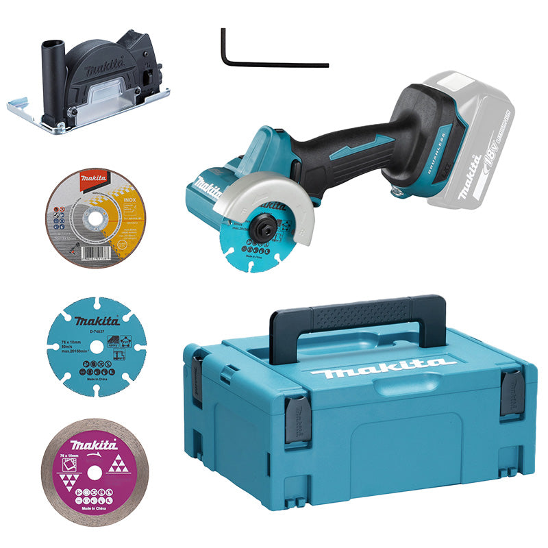 Makita DLX6038T 18 V Combiset voor divers zaag-, boor- en (slag Makita DLX6038T 18 V Combiset voor divers zaag-, boor- en (slag