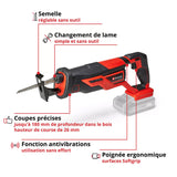 Scie sabre sans fil TE-AP 18/26 Li-Solo EINHELL