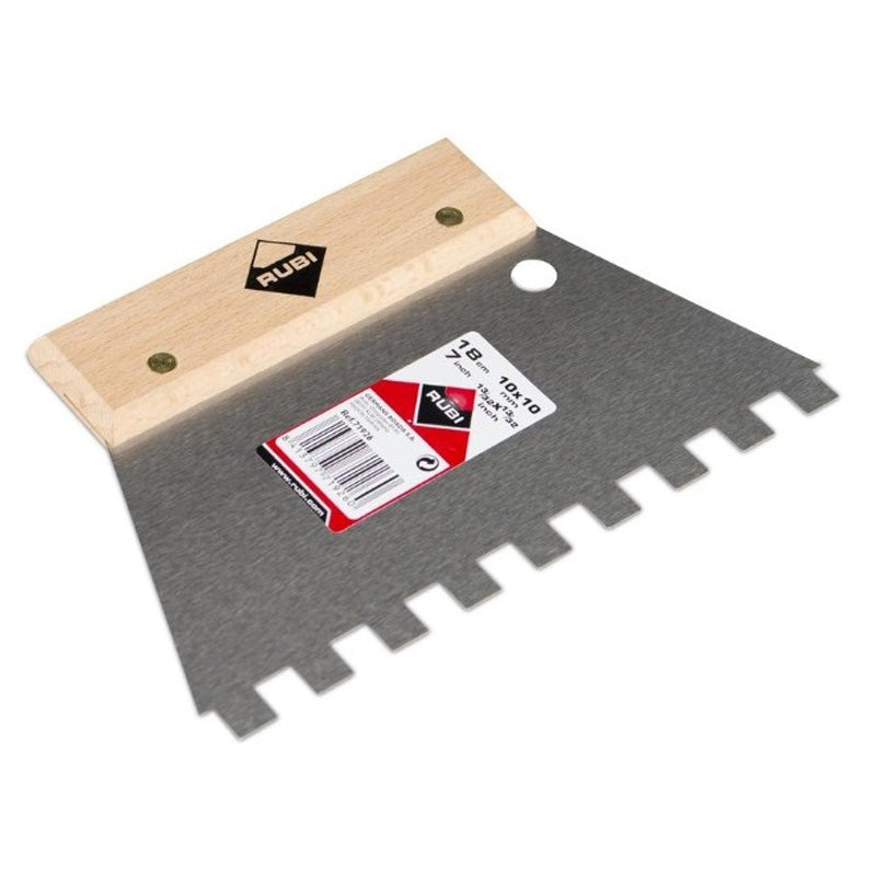 Spatule-peigne 18 cm. (10 x 10) - RUBI - 71926