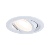 x3 Encastré LED orientable 25° - Paulmann - D.82mm - 4,6W - 460lm - 3000K - Lot de 3