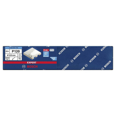 Abrasif réticulé BOSCH Expert M480 - Pour ponceuses pour cloison sèche 225mm - 25 pièces