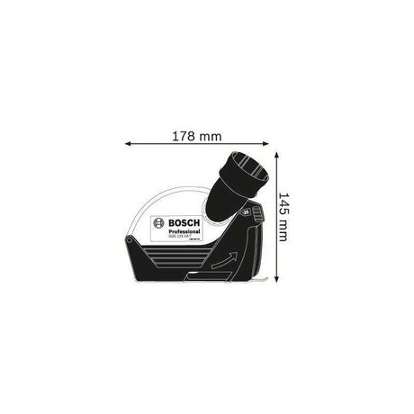 Accessoire BOSCH 1600A003DJ - GDE 125 EA-T Professional pour Meuleuse d'angle Ø 125 mm