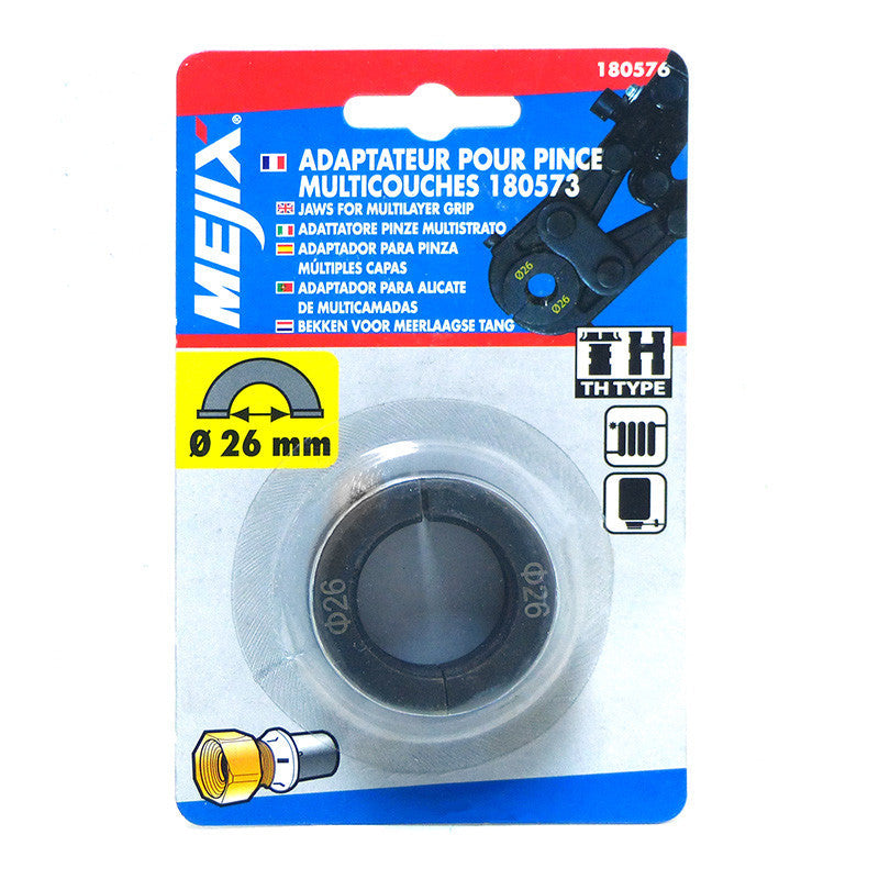 Adaptateur pince multicouches - MEJIX - 180576 - PEX 26 mm