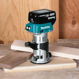 Affleureuse MAKITA DRT50RTJX3 18V (2x5Ah) Ø 8mm avec kit d'accessoires
