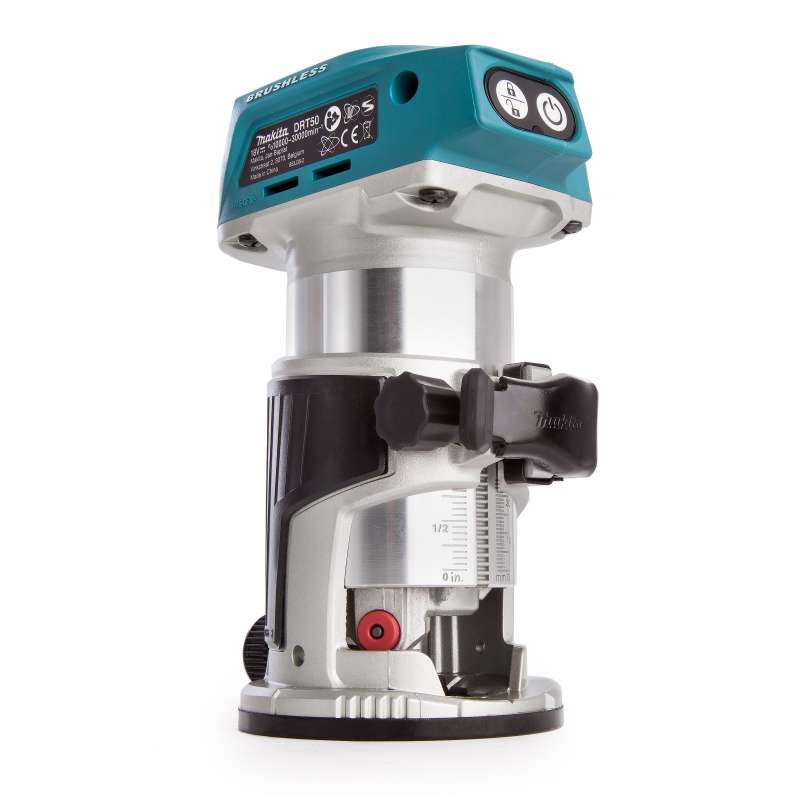 Affleureuse MAKITA DRT50ZJX3 - 18V - Ø 8mm avec kit d'accessoires