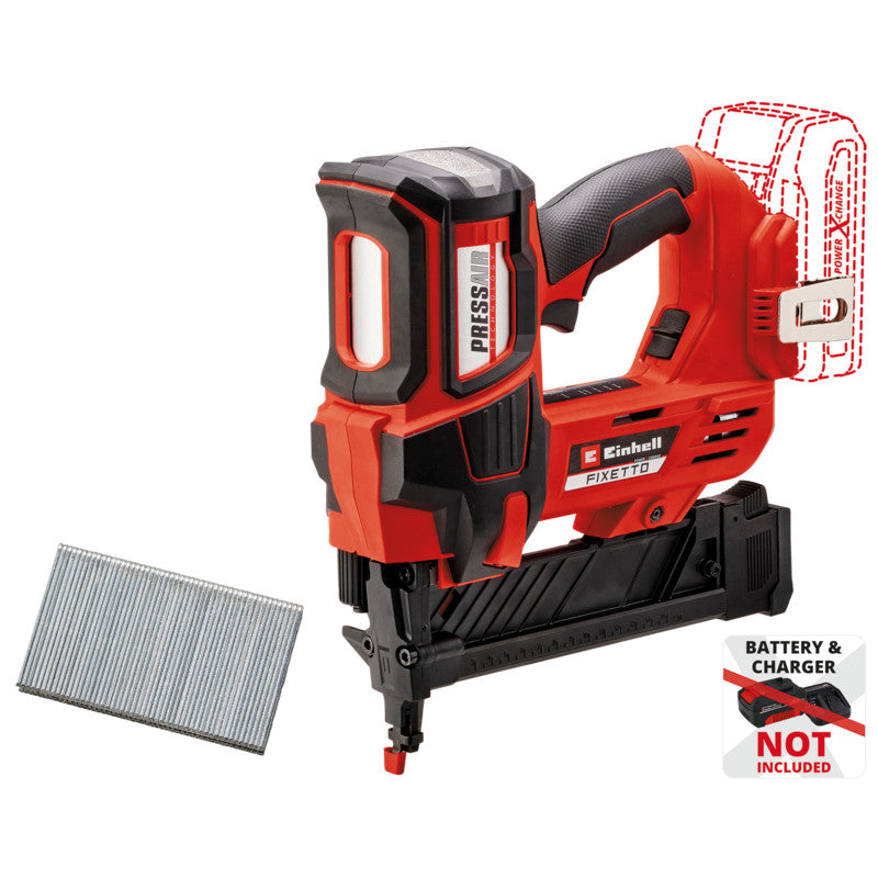 Agrafeuse sans fil 18V, 60 coups/min EINHELL FIXETTO 18/38 S Power X-Change (vendu sans batterie)
