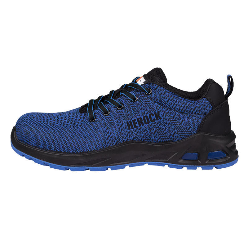 Baskets de sécurité basses HEROCK Titus S1P bleu roi