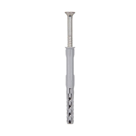 Boite de 50 chevilles rallongées SXR 10x100 T FISCHER 46264 (avec vis tête fraisée en acier électrozingué)