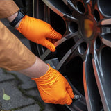 Boite de 50 gants nitrile perforés oranges NEOTOOLS