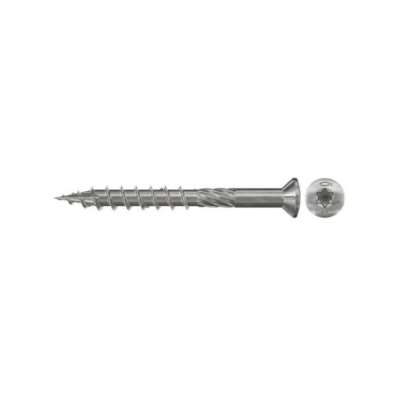 Boîte de 500 Vis terrasse inox Ø 5x60 mm A2 FTS FISCHER 660608 - TF empreinte torx
