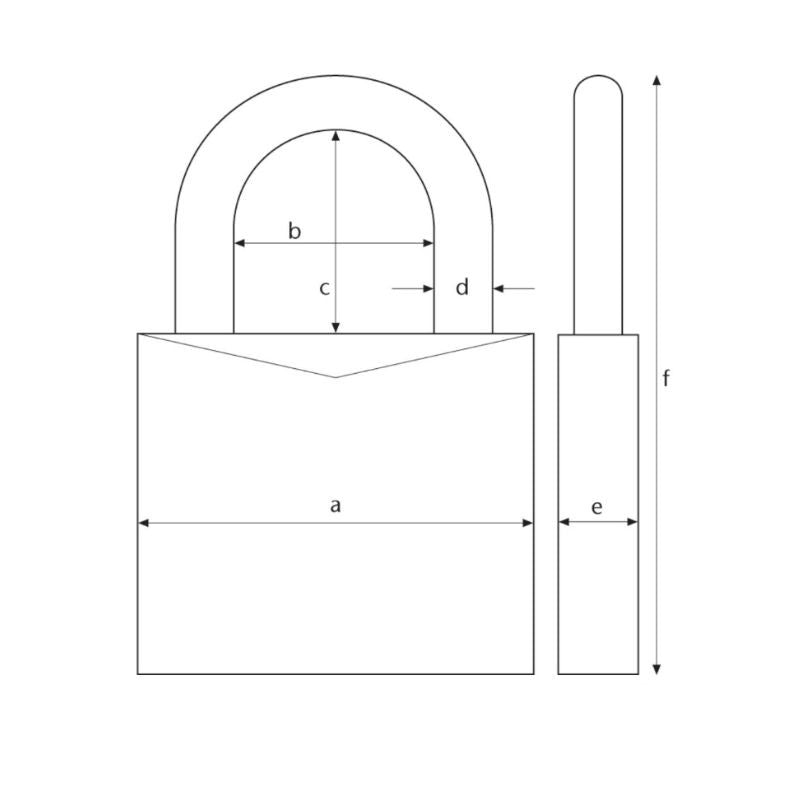 Cadenas à Combinaison ABUS 158-50