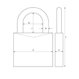 Cadenas à Combinaison ABUS 158-50