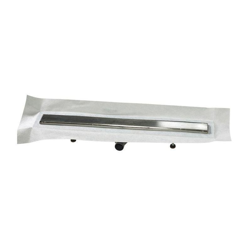 Caniveau de sol à maçonner 70cm MARMOX LD70SLIM - Siphon ultra-plat horizontal - Acier inoxydable