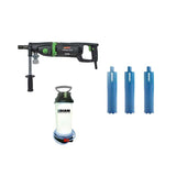 Carotteuse Portative EIBENSTOCK ETN162/3 230 V 2.2 kW Ø 202 + Pulvérisateur + 3 couronnes