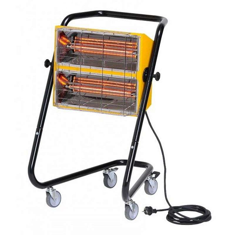 Chauffage portable infrarouge halogène à quartz SOVELOR MT 30 3000W monophasé