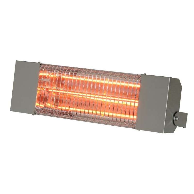 Chauffage suspendu radiant halogène quartz infrarouge électrique IPX5 SOVELOR IRC 1500 CI 1500W monophasé