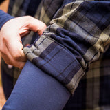 Chemise à carreau homme NEO TOOLS 81-541 bleue olive noire